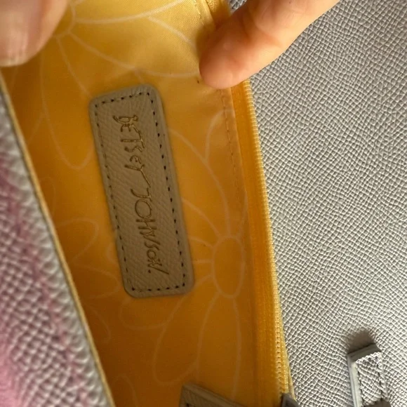 Betsey Johnson Floral Embellished Light Blue Crossbody Bag - Picture 5 of 10